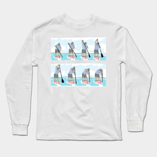 Paddle Boarding Technique Long Sleeve T-Shirt